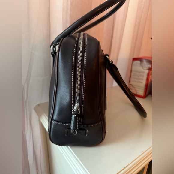 Coach Vintage Hamptons Doctor Bowler Bag Dark Brown 2001 - Picture 5 of 10